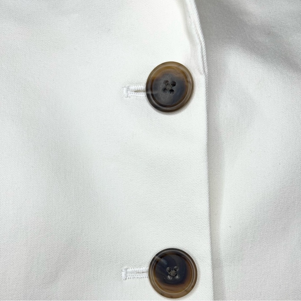 J. Crew Women's Cotton Cream Blazer Business Casual - Picture 9 of 9